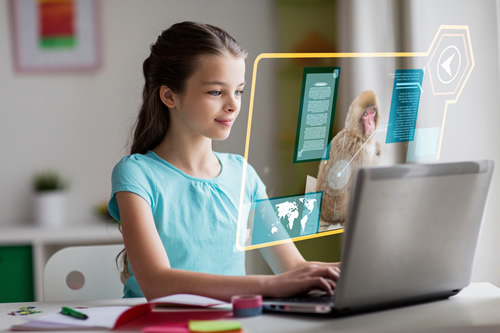 How students could benefit from distance learning. Image by shutterstock photos.